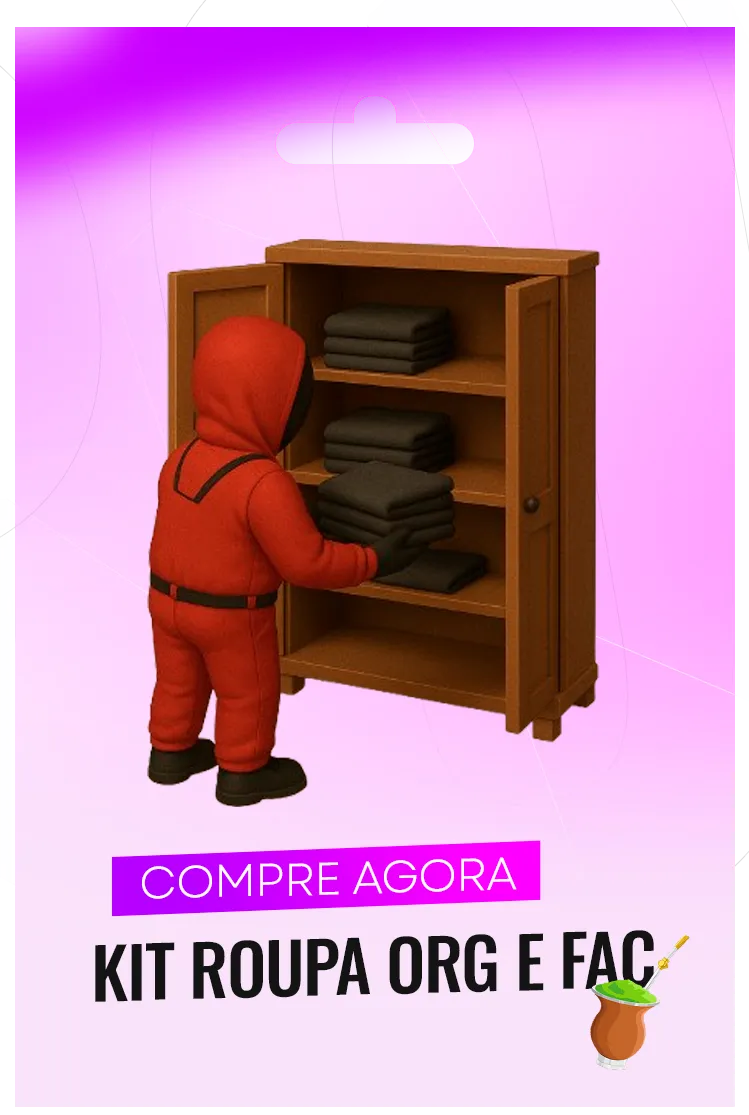 KIT ROUPA ORG E FAC