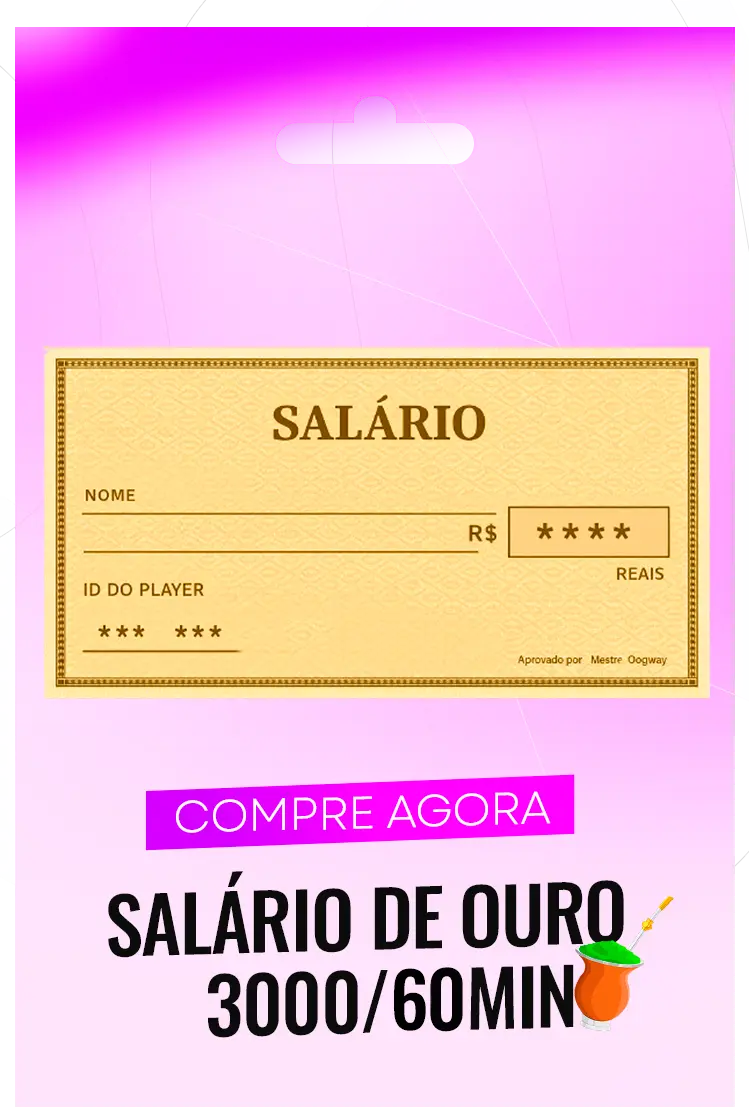 SALÁRIO DE OURO 3000/60MIN