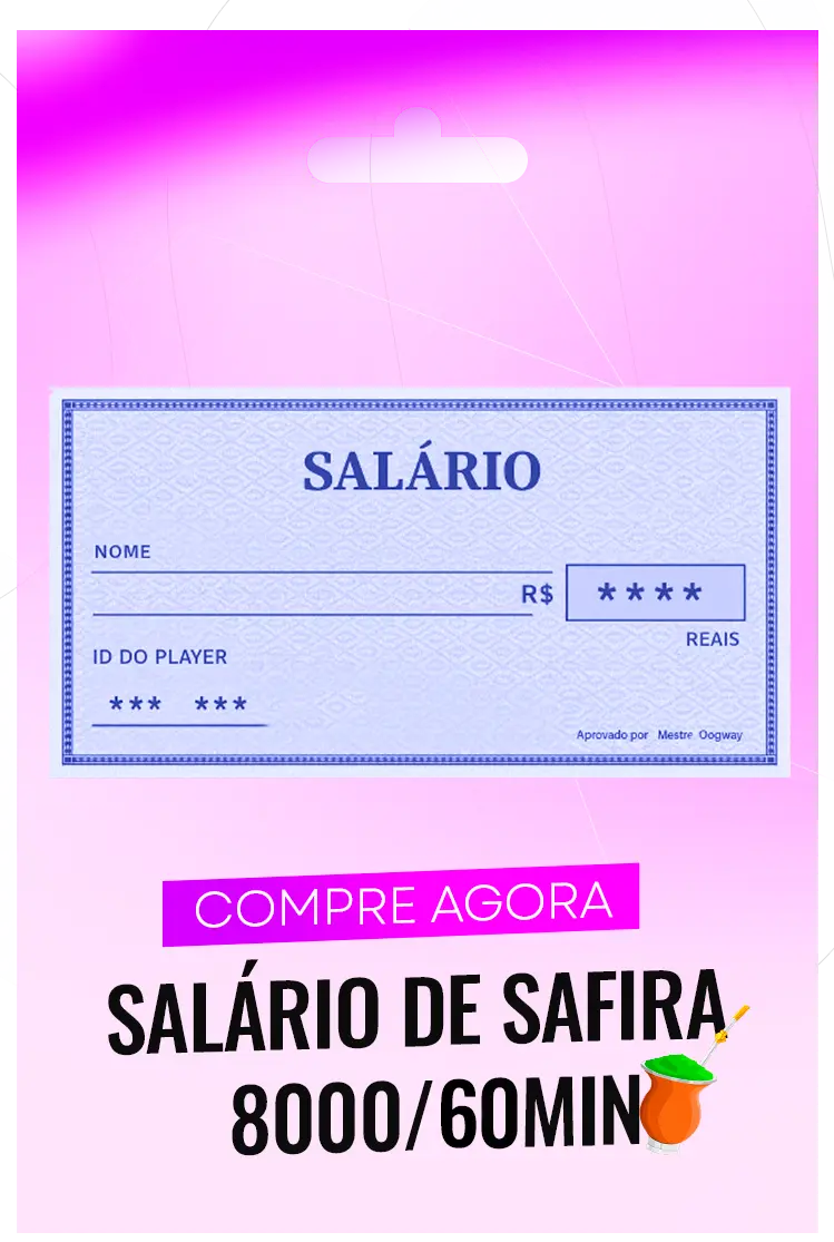 SALÁRIO DE SAFIRA 8000/60MIN